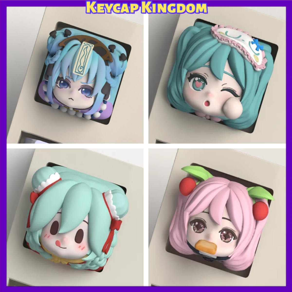 3D Printing Keycaps - NEW Inspired Virtual Singer Anime Keycap