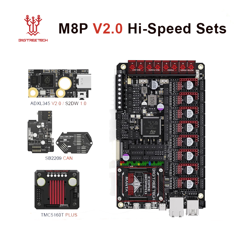 BTT SB2209 Manta M8P V2.0 Cont - đánh giá và giá 3D Printing Klipper