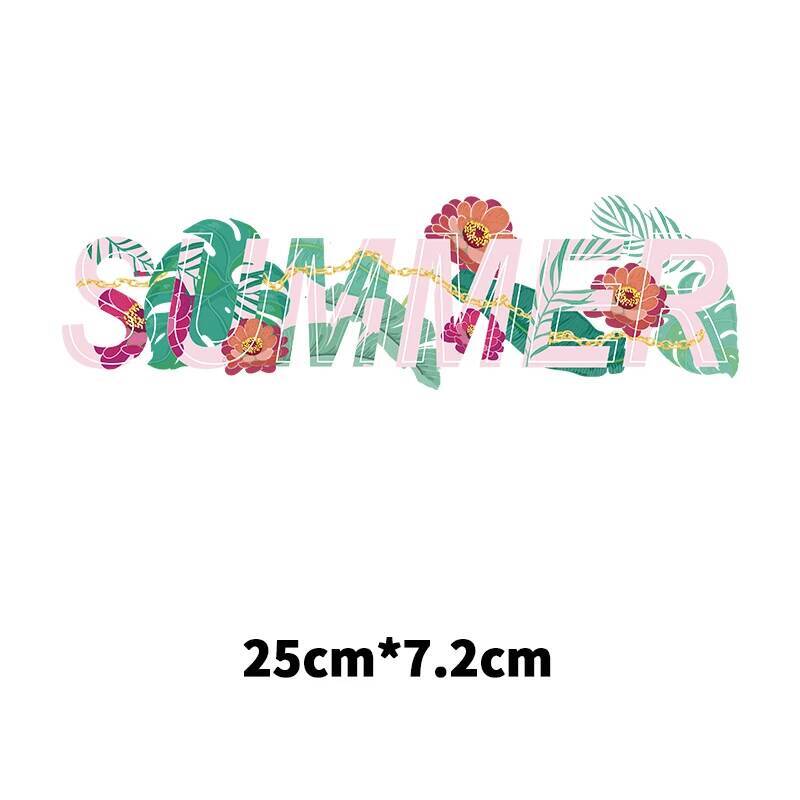 Summer style Alphabet Flower v - đánh giá và giá 3D Printing Vinyl