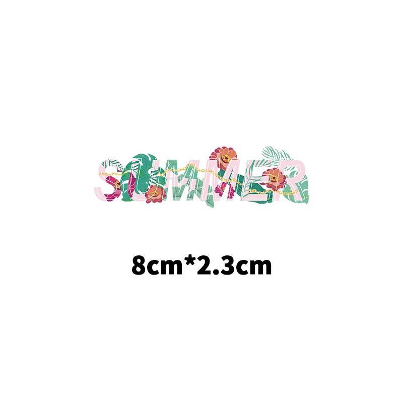 Summer style Alphabet Flower v - đánh giá và giá 3D Printing Vinyl