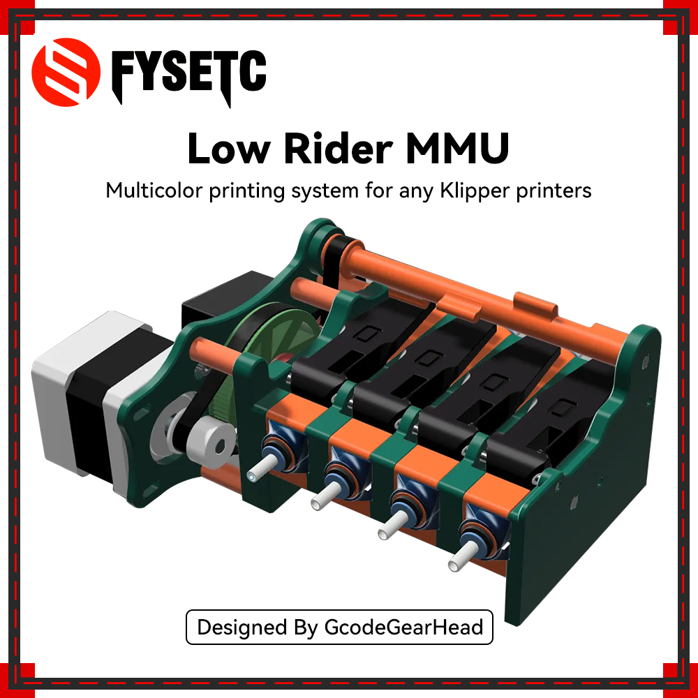 NEW Low Rider MMU Multicolor P - đánh giá và giá 3D Printing Klipper