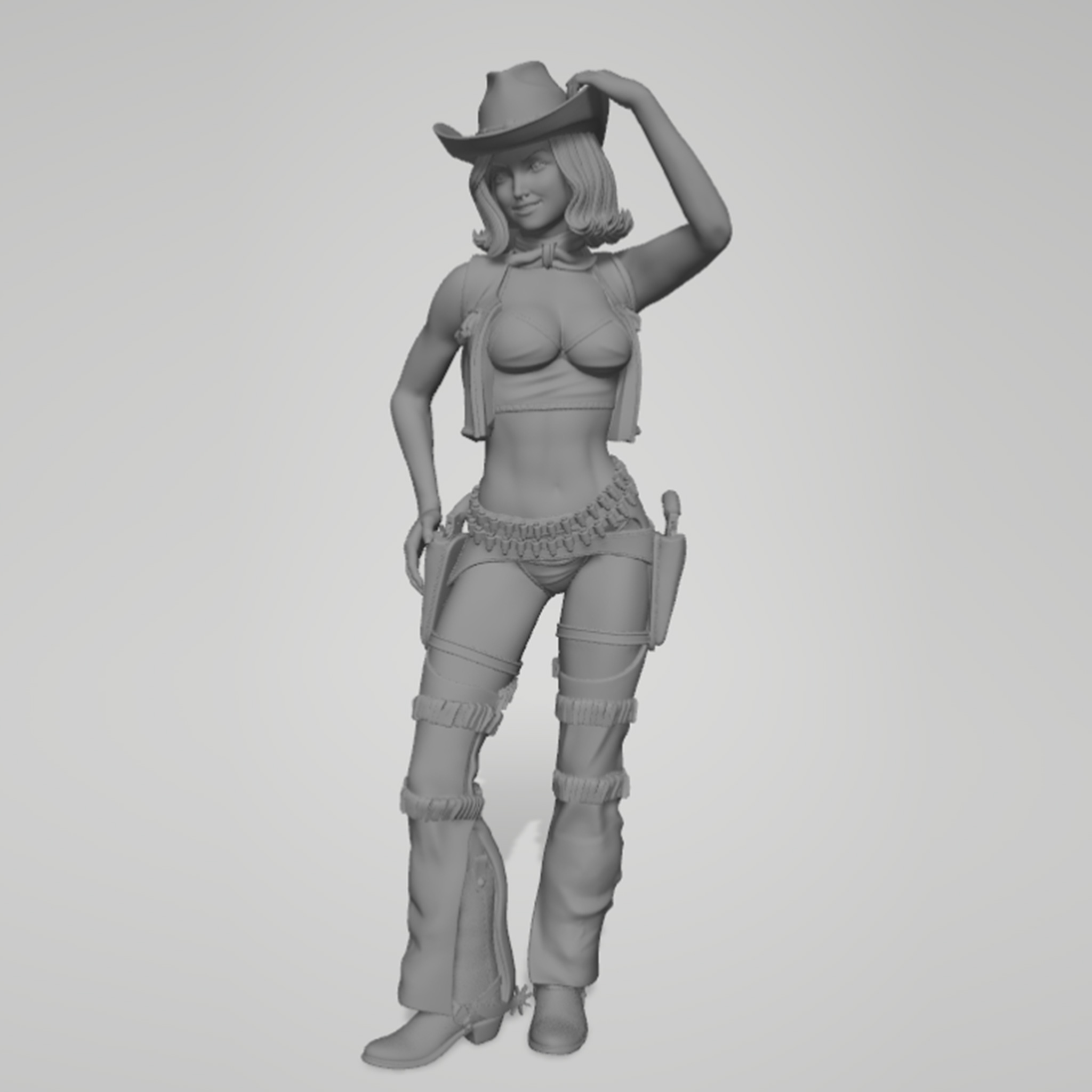 1/24 1/18 1/12 cowboy girl Una - đánh giá và giá 3D Printing Yourself