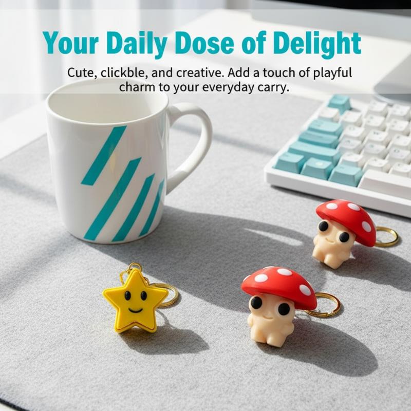 3D Printed Turtle Mushroom Key - đánh giá và giá 3D Printing Keycaps