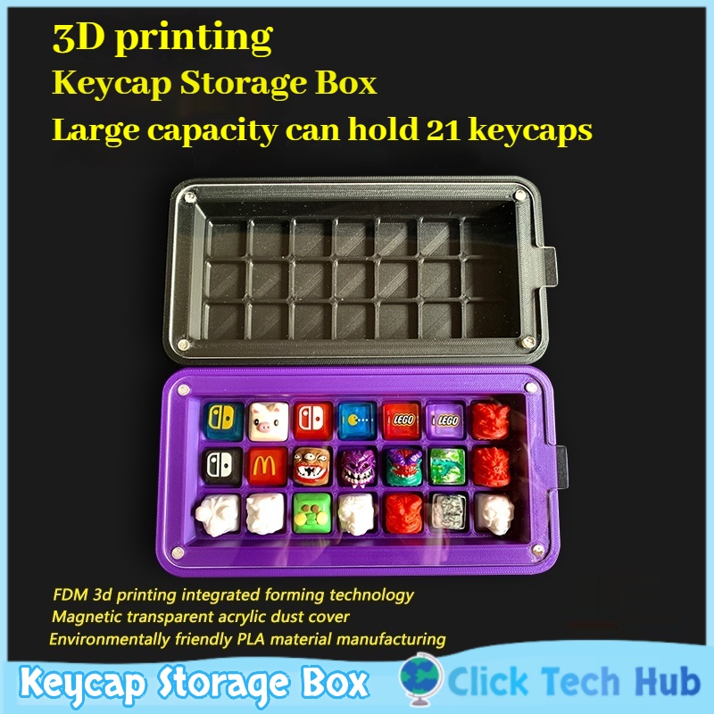 3d Printed Keycap Storage Box  - đánh giá và giá 3D Printing Keycaps