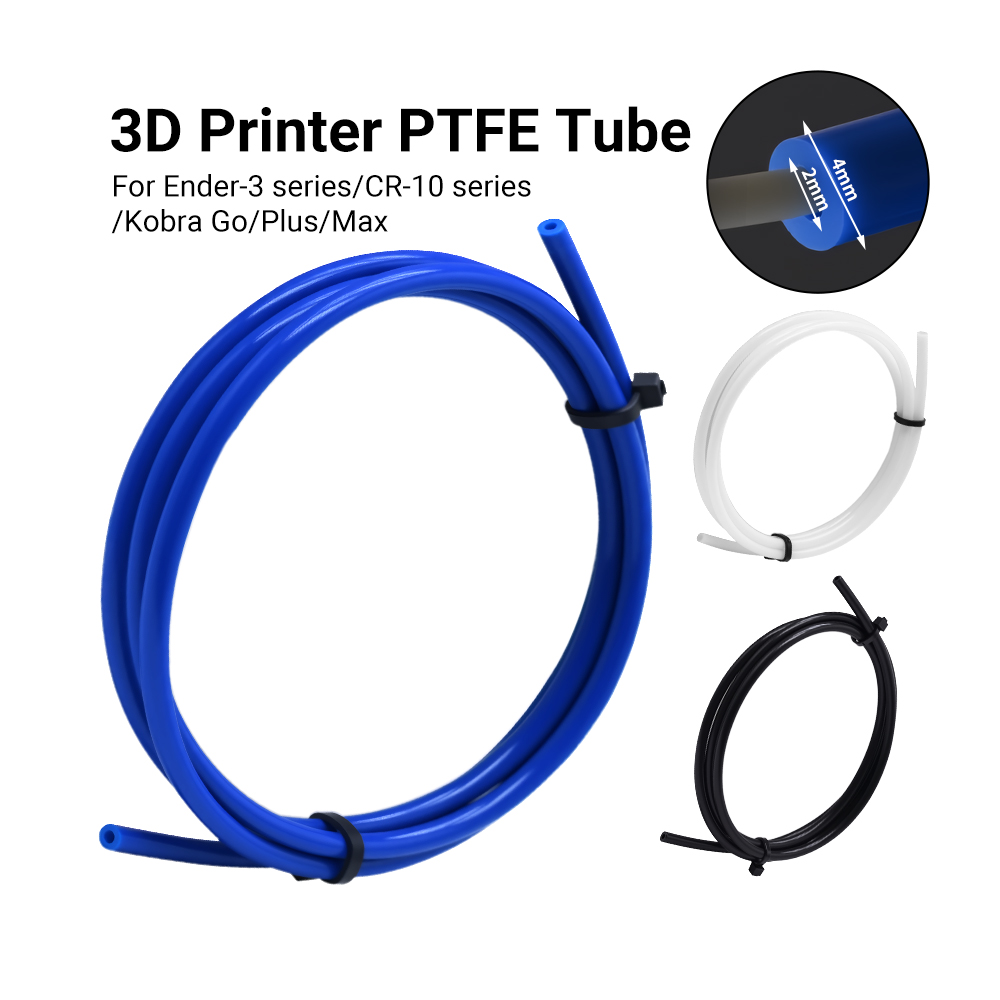 1M PTFE Tube 2x4mm MK8 Hot End - đánh giá và giá Petg Filament
